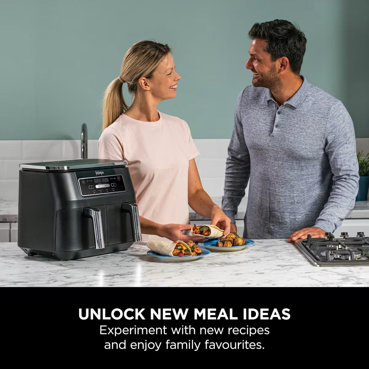 Ninja Foodi 4-in-1 Dual Zone Air Fryer 7.6L AF200UK