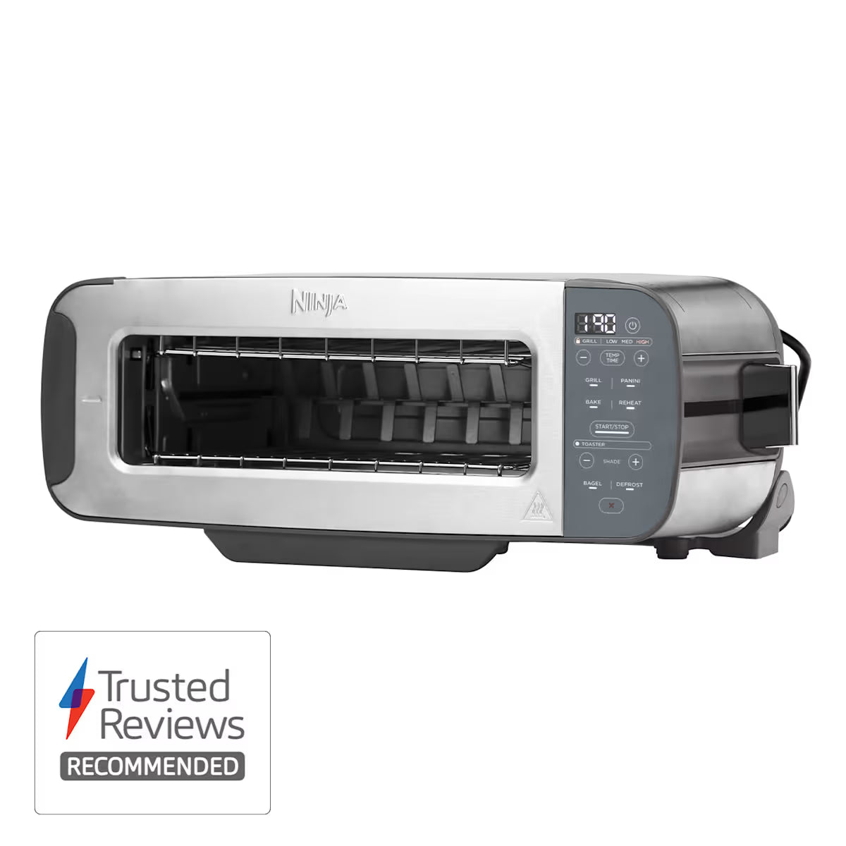 Ninja Foodi 3-in-1 Toaster, Grill & Panini Press [Stainless Steel] ST202UK