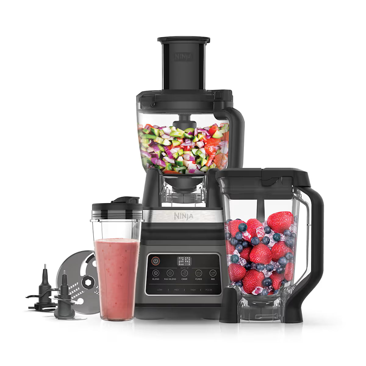 Ninja 3-in-1 Food Processor with Auto-IQ BN800UK