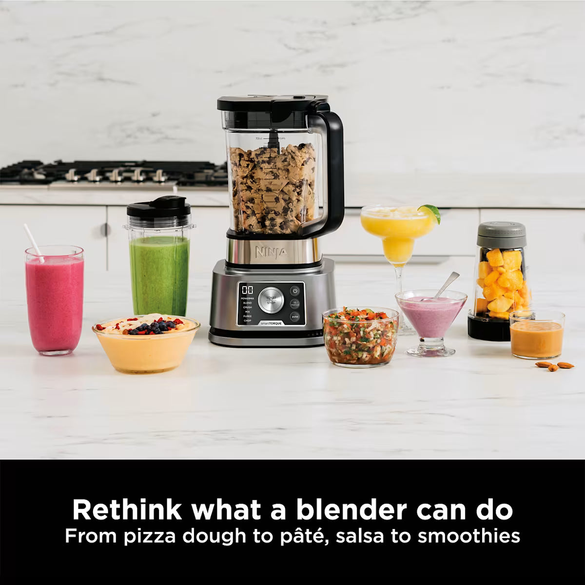 Ninja Foodi Power Nutri Blender 3-in-1 with Smart Torque & Auto-iQ 1200W - CB350UK