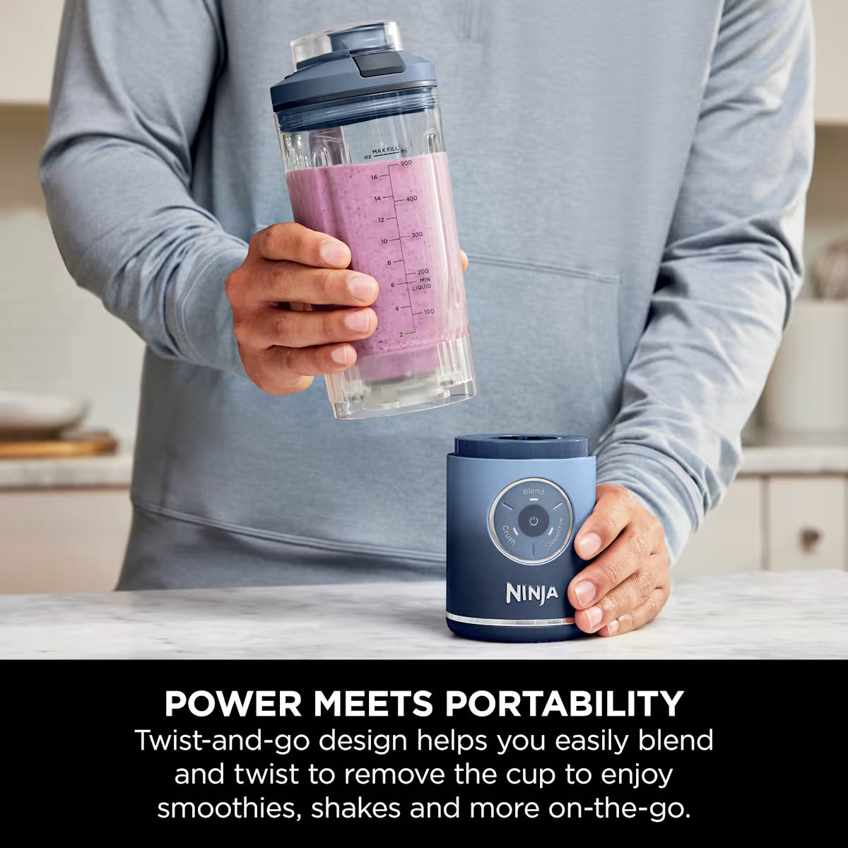 Ninja Blast Max Portable Blender - Navy BC251UKNV