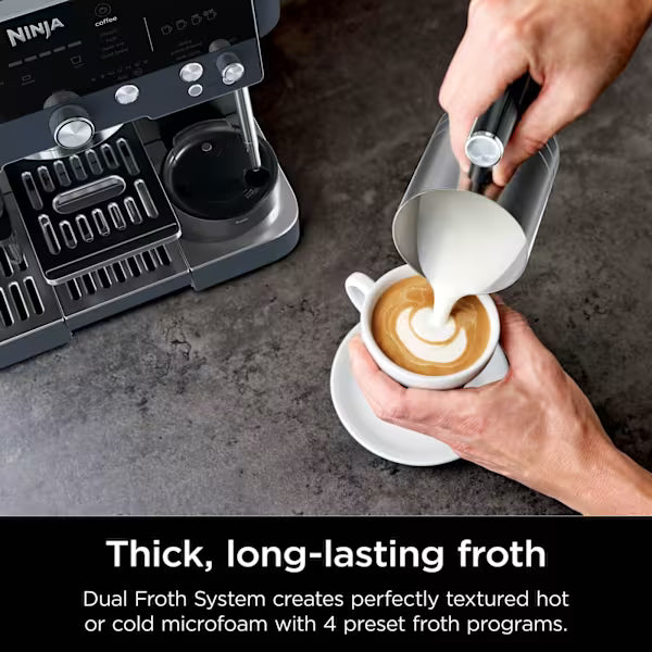 Ninja Luxe Caf¨¦ Premier Espresso Machine - Cyber Space ES601UKCY