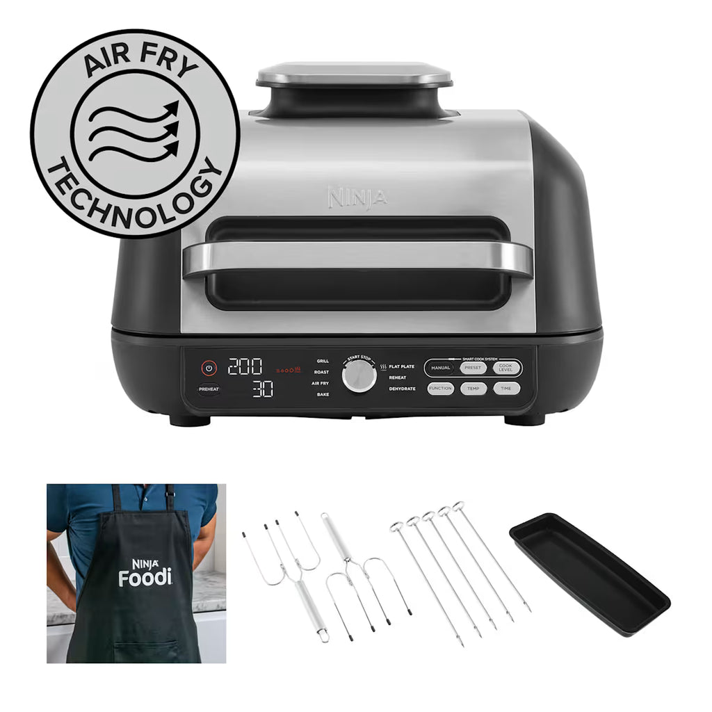 Ninja?Foodi MAX Pro Health Grill & Air Fryer Exclusive Accessory Bundle