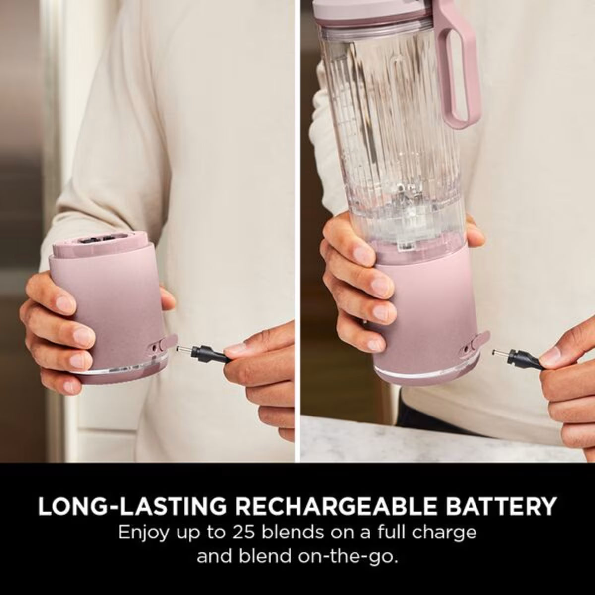 Ninja Blast Max Portable Blender - Dusty Pink BC251UKPK