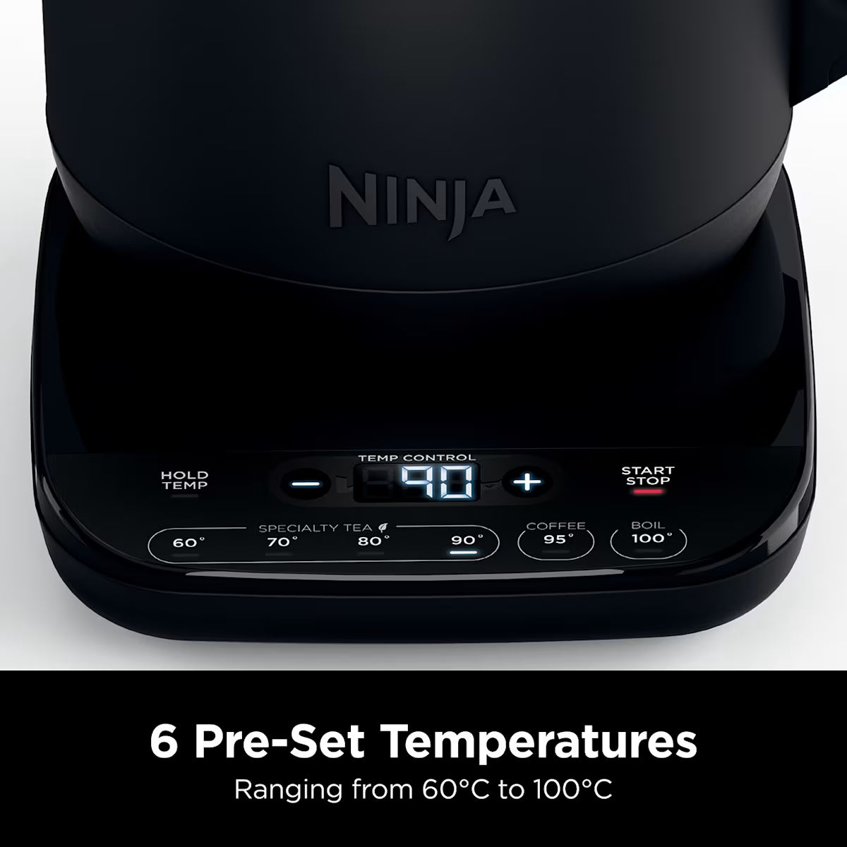 Ninja Black Perfect Temperature Kettle, Rapid Boil ¨C KT200UK