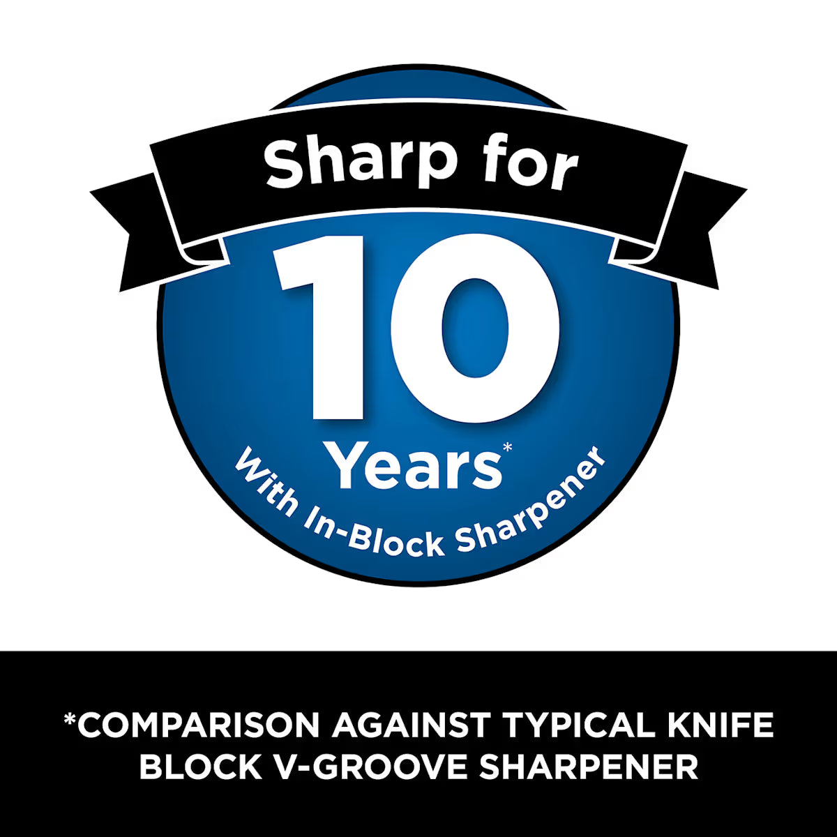 Refurbished Ninja Foodi StaySharp Knife Block with Integrated Sharpener ¨C Deluxe 14-Piece Set K32014EUUKREF
