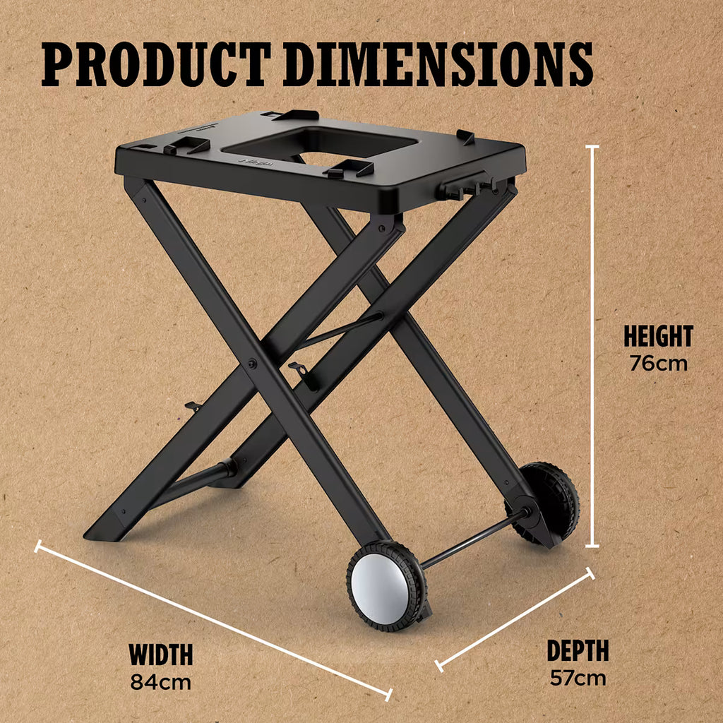 Ninja Woodfire Electric BBQ Grill Stand & Cover Bundle