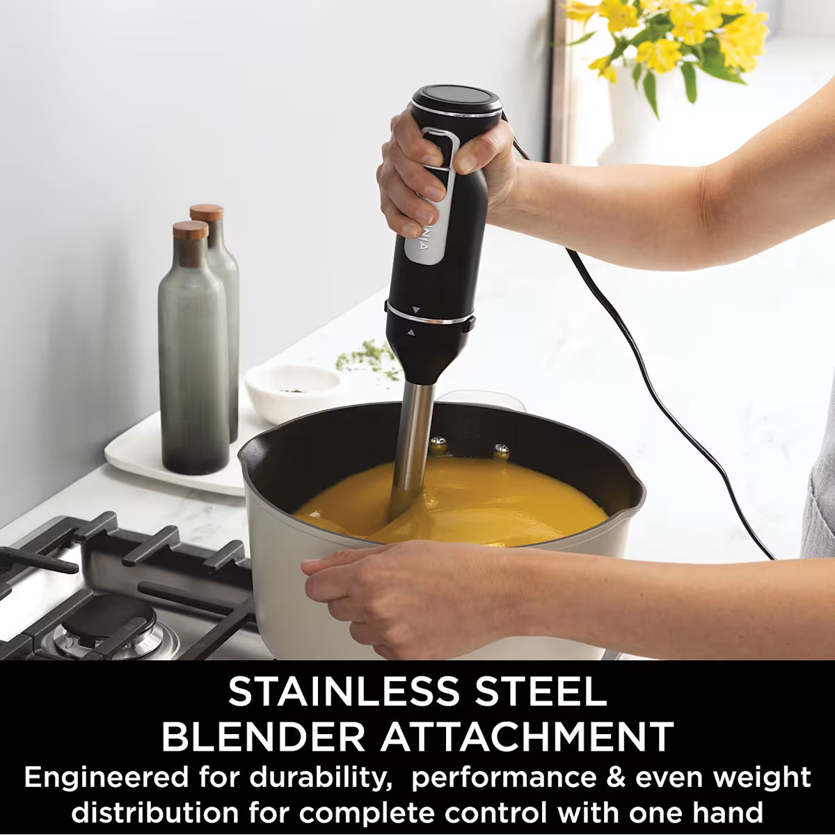 Ninja Foodi 3-in-1 Hand Blender, Mixer & Chopper CI100UK