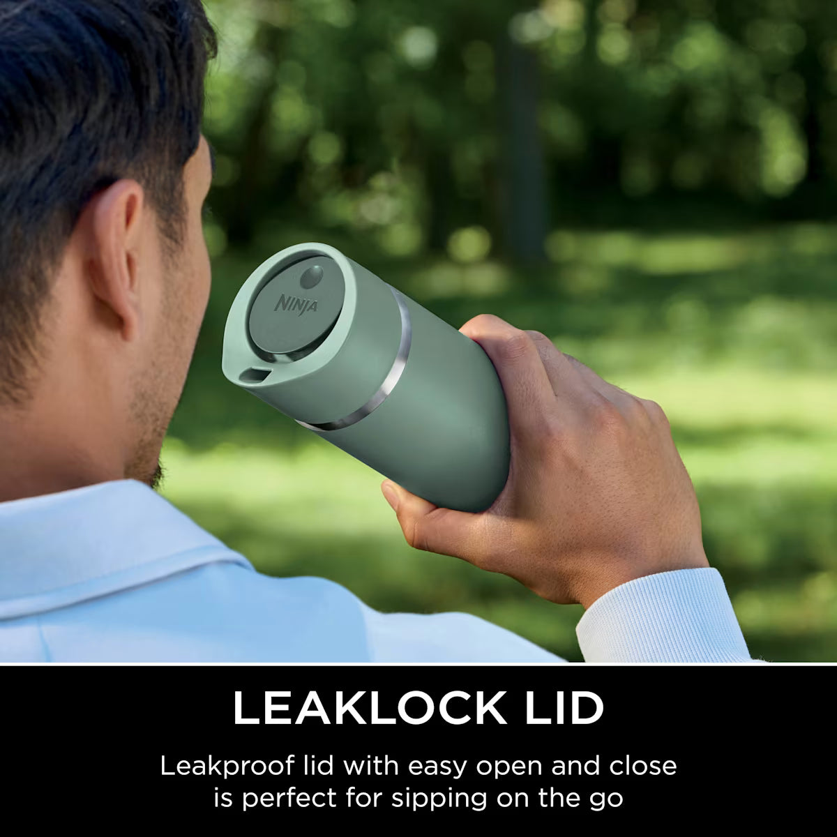 Ninja 300 ml Sip Perfect Travel Mug ¨C Green DW1203EUUKGN