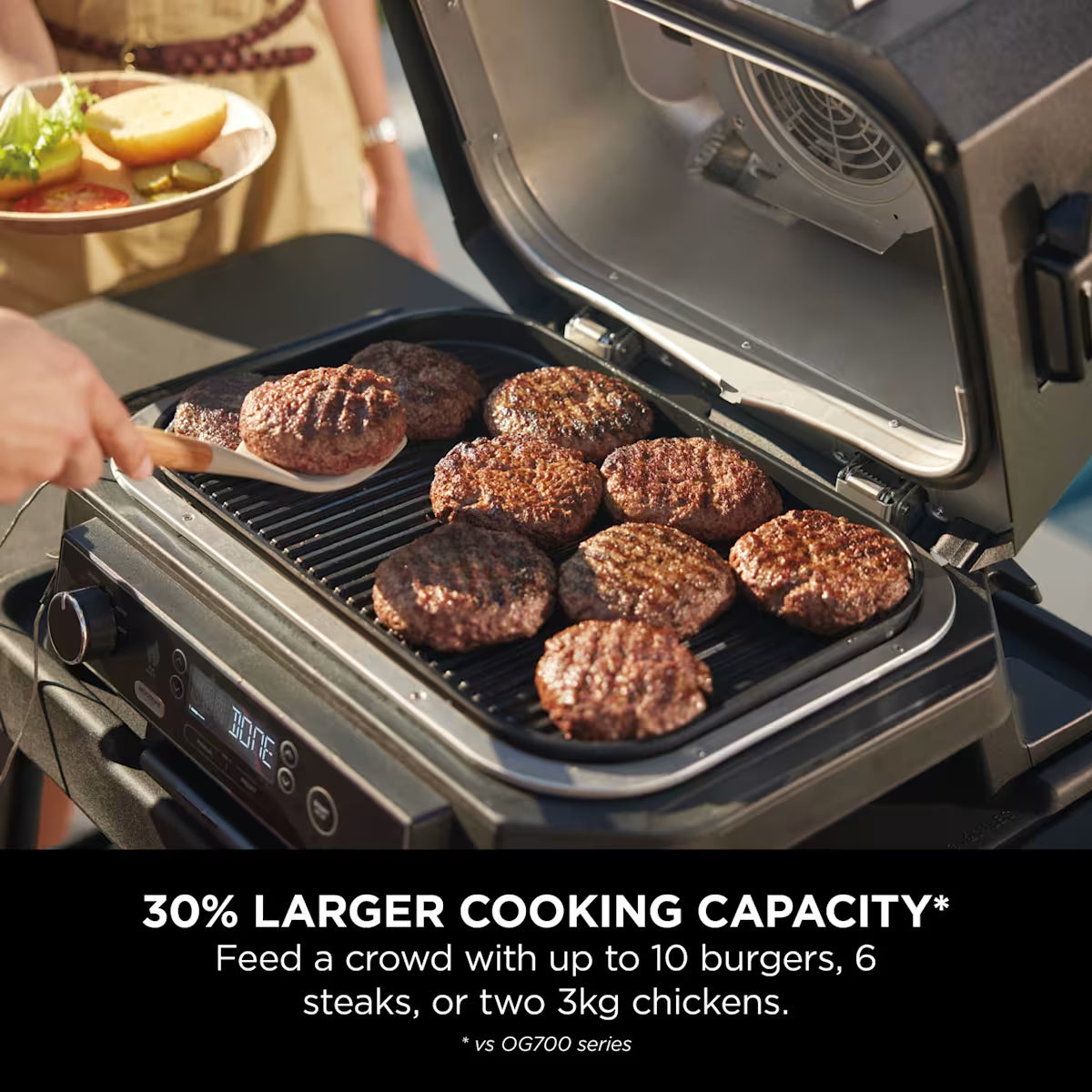 Ninja Woodfire Pro XL Electric BBQ Grill & Smoker OG850UK
