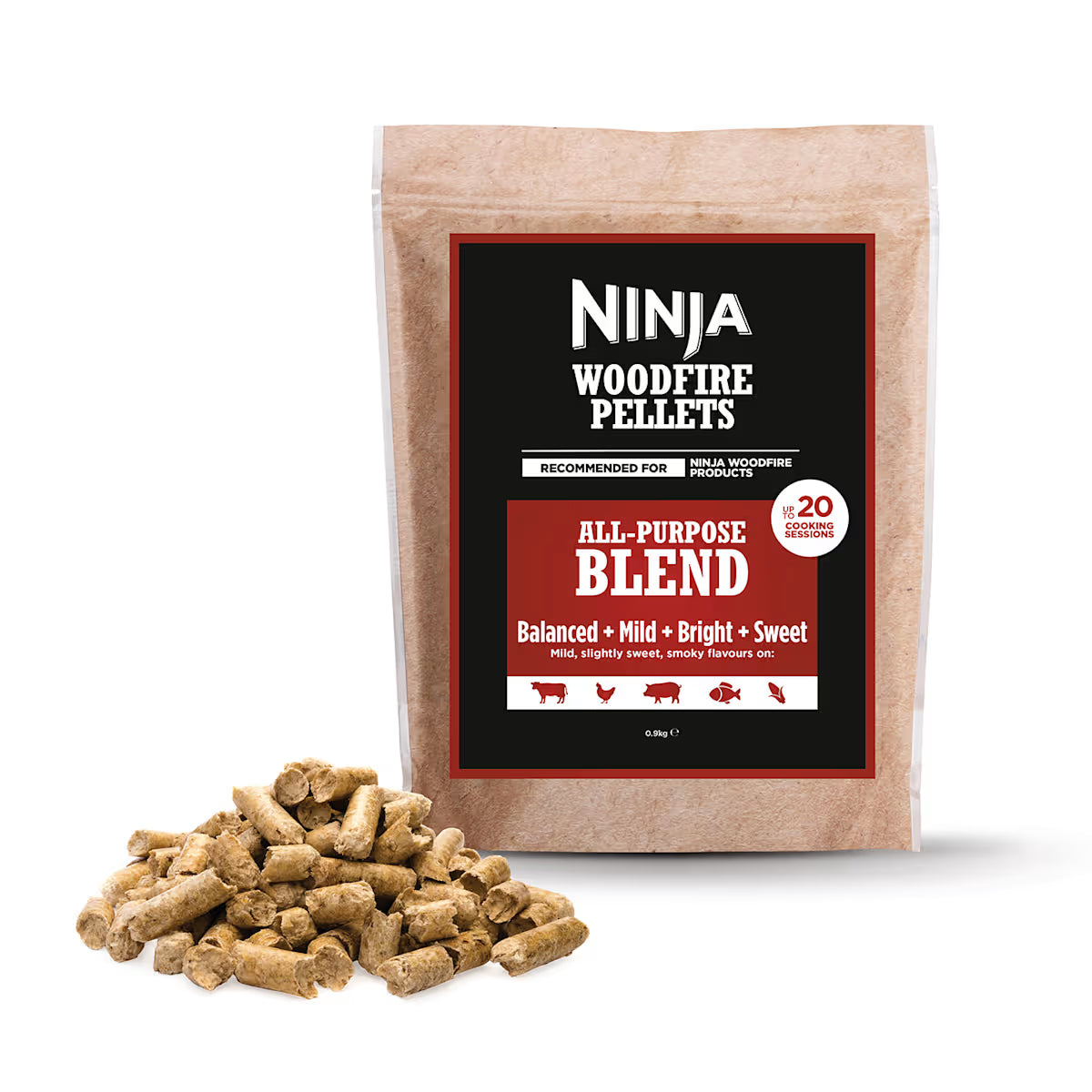 Ninja Woodfire Pellets All-Purpose Blend (900g)
