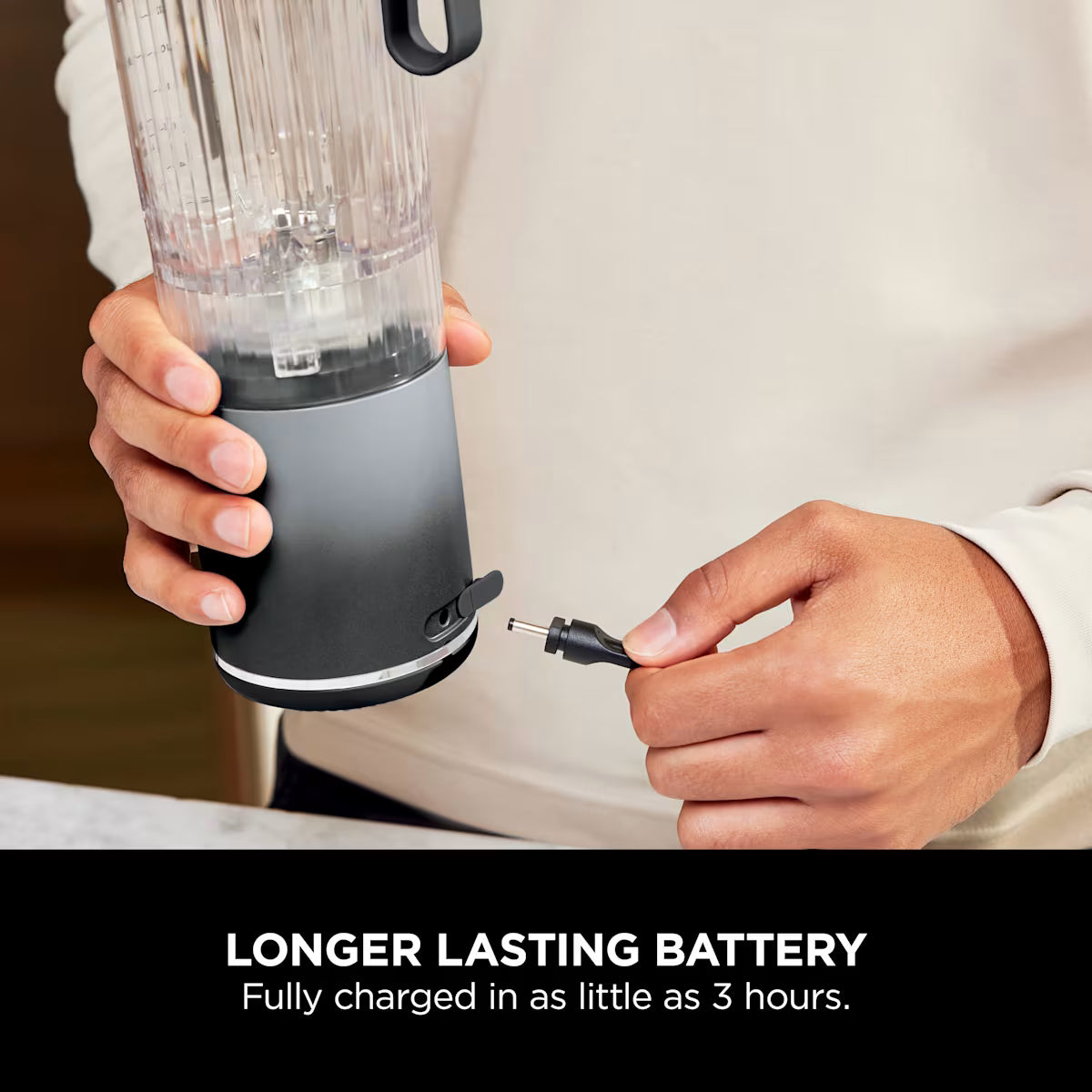 Ninja Blast Max Portable Blender - Cool Grey BC251UKGY