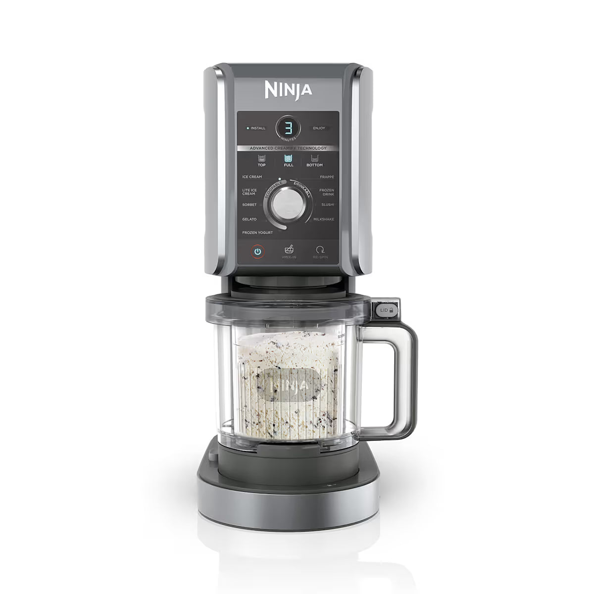 Ninja CREAMi Deluxe 10-in-1 Ice Cream and Frozen Drink Maker NC501UK