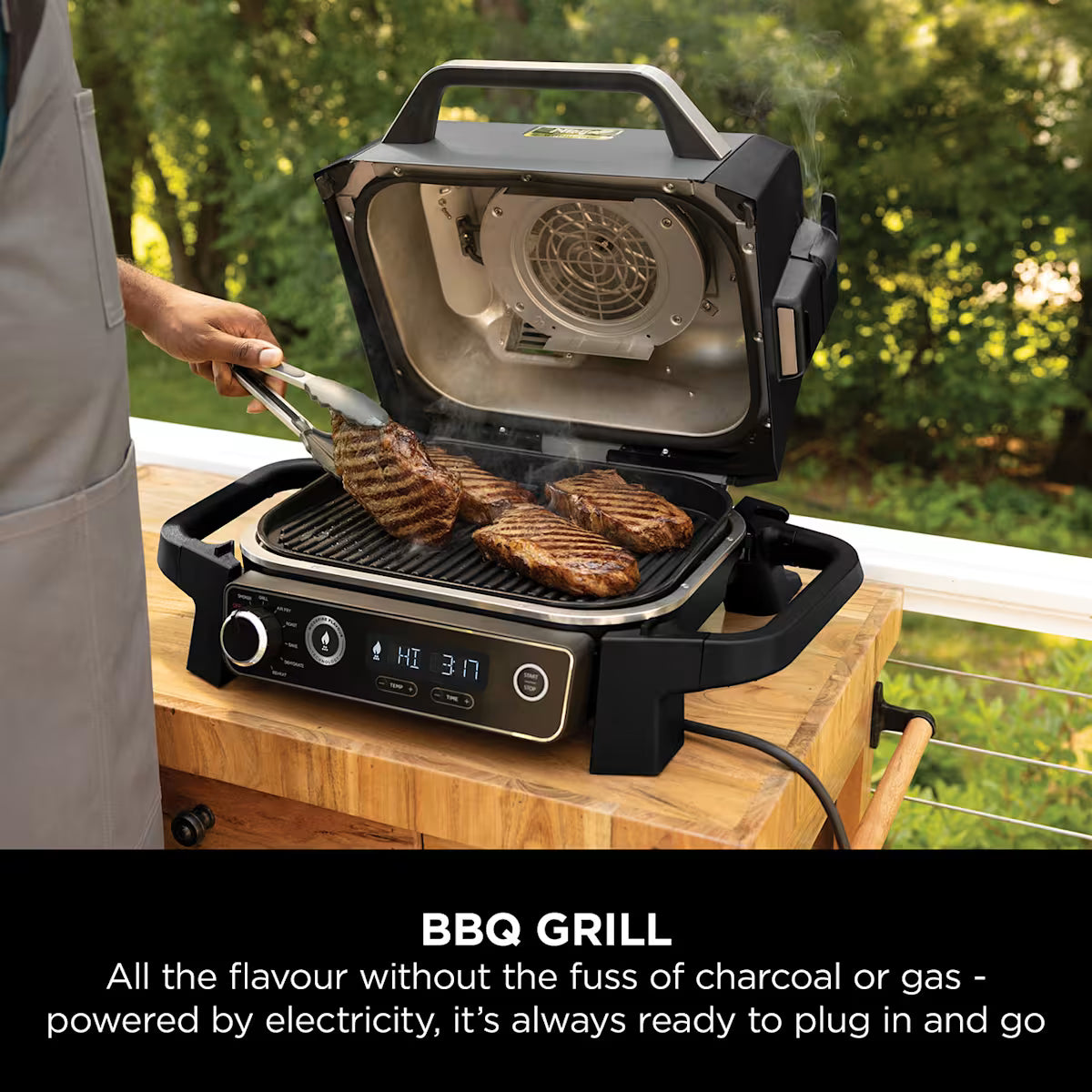 Ninja Woodfire Electric BBQ Grill & Smoker OG701UK