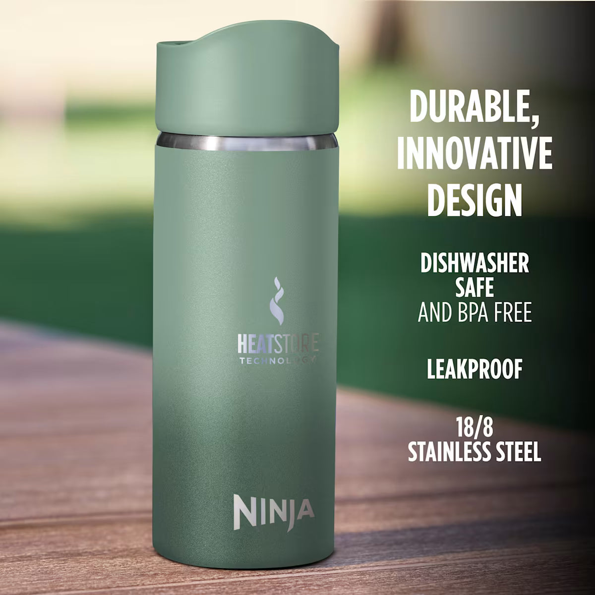 Ninja 400 ml Sip Perfect Travel Mug ¨C Green DW1603EUUKGN
