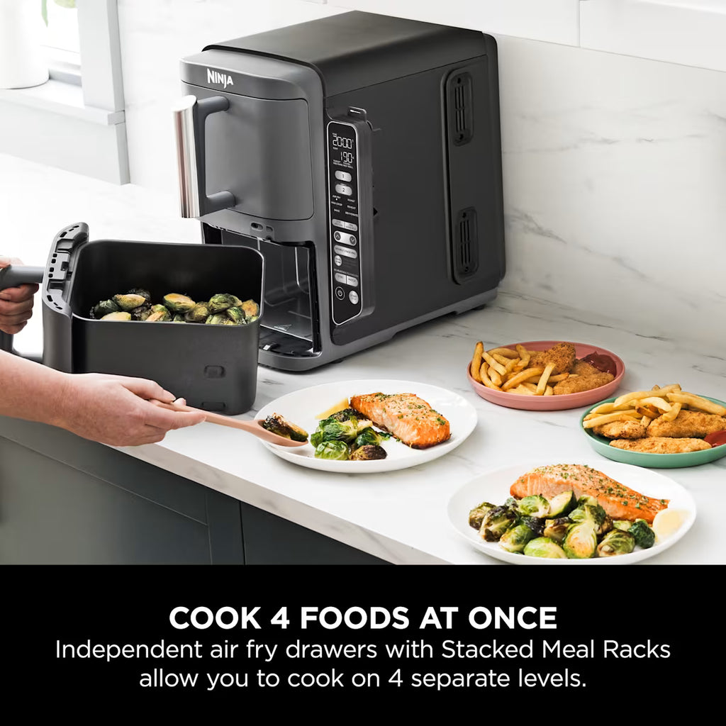 Ninja Double Stack XL 2-Level Air Fryer with Smart Cook System 9.5L? SL451UK