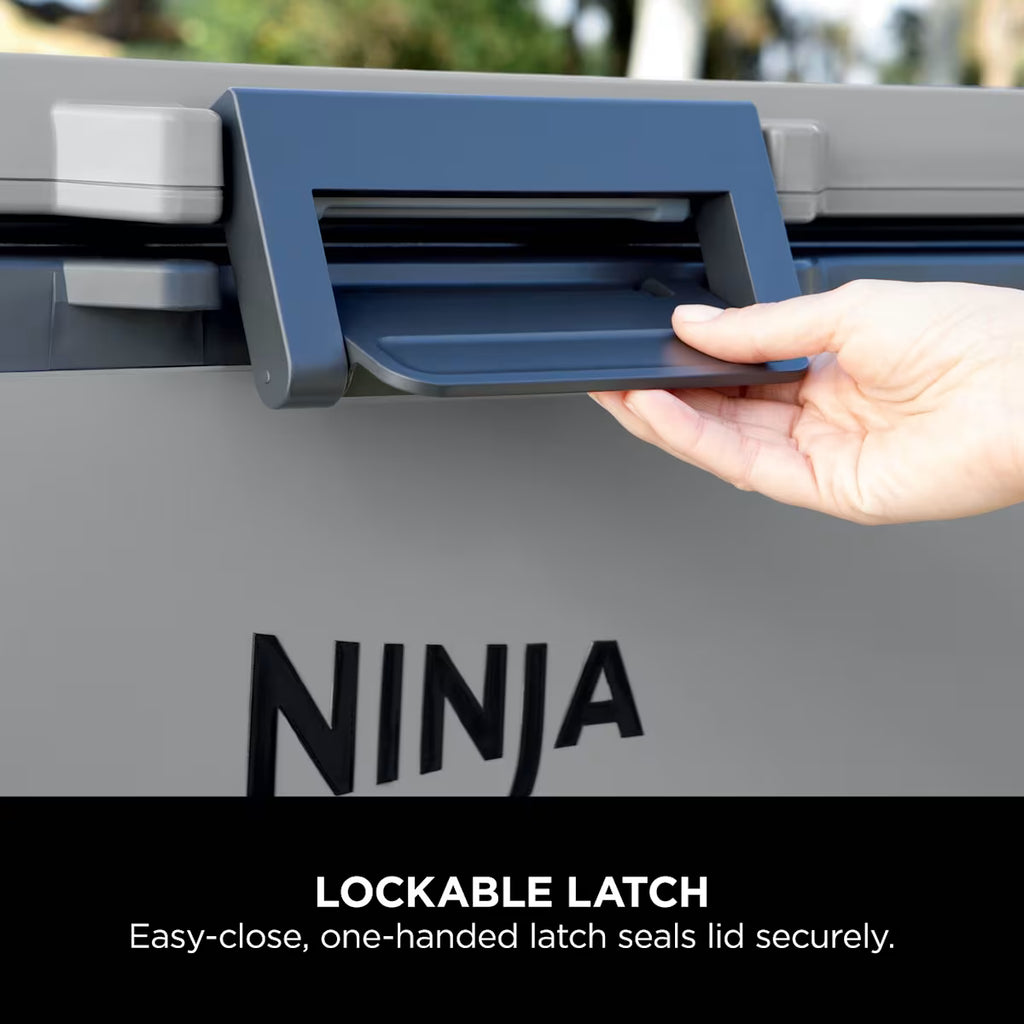 Ninja FrostVault 45QT/42L Wheeled Cooler with Dry Zone, Slate Grey FB245UKGY