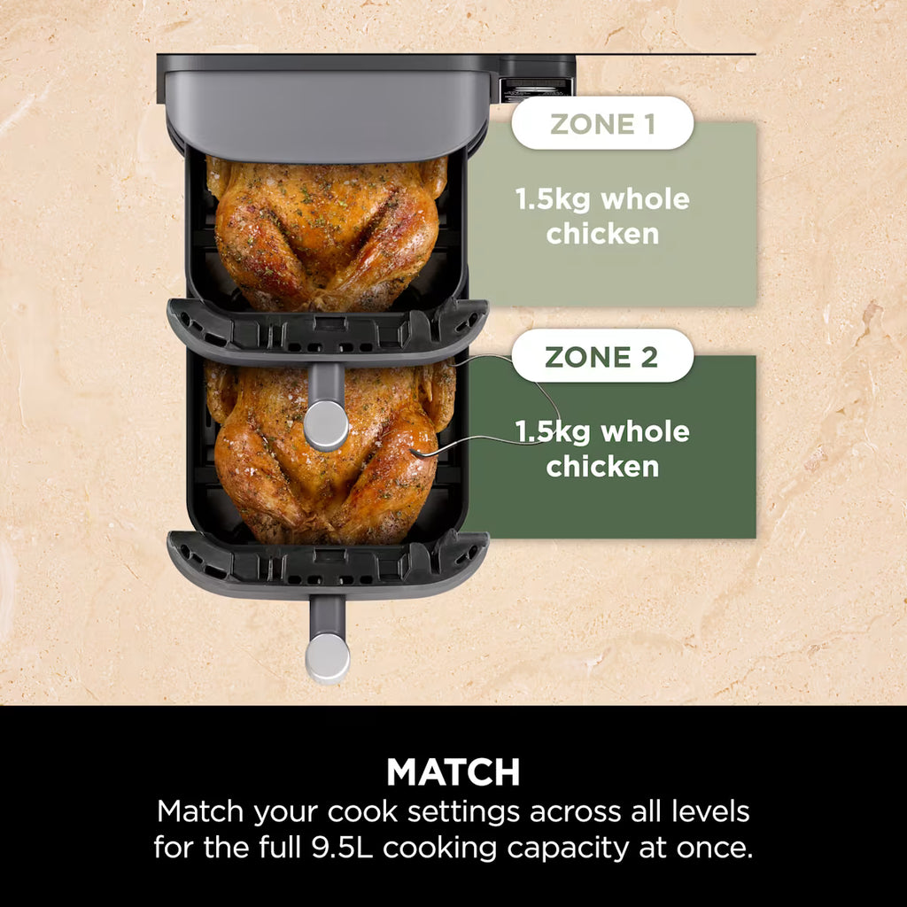 Ninja Double Stack XL 2-Level Air Fryer with Smart Cook System 9.5L? SL451UK
