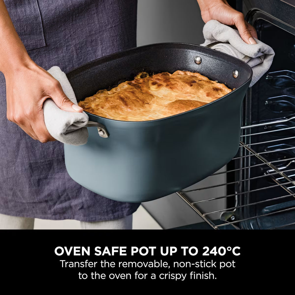 Ninja Foodi 8-in-1 PossibleCooker Slow Cooker & Multi-Cooker Sea Salt Grey [MC1001UK]
