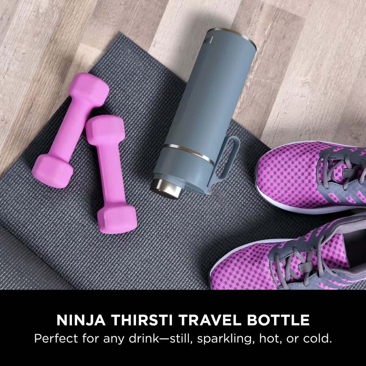 Ninja Thirsti 530 ml Travel Bottle ¨C Blue DW1801EUUKBL