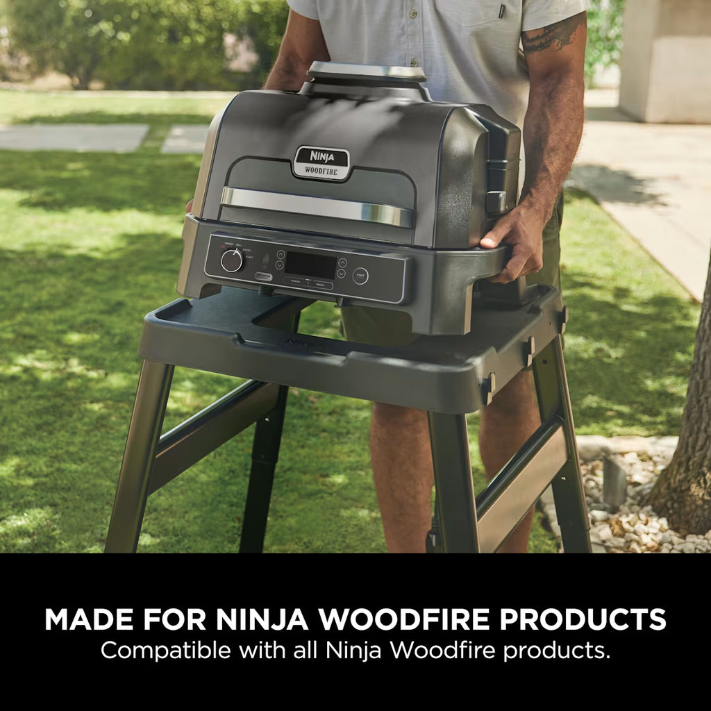 Ninja Woodfire Pro XL Electric BBQ Grill & Smoker with Stand & Cover