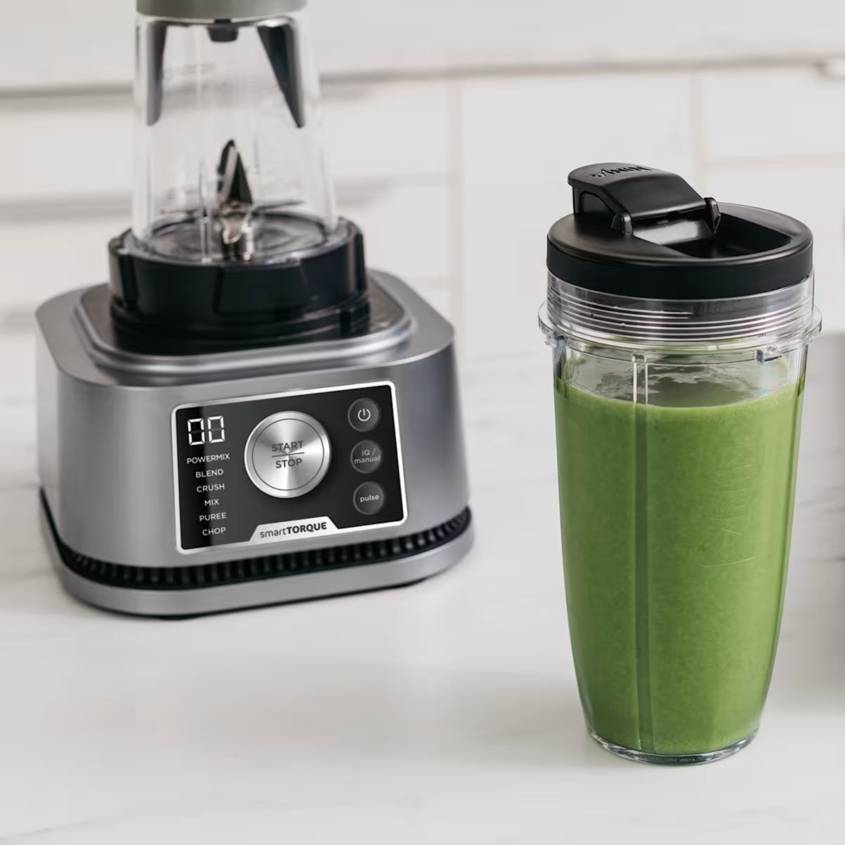 Ninja Foodi Power Nutri Blender 3-in-1 with Smart Torque & Auto-iQ 1200W - CB350UK