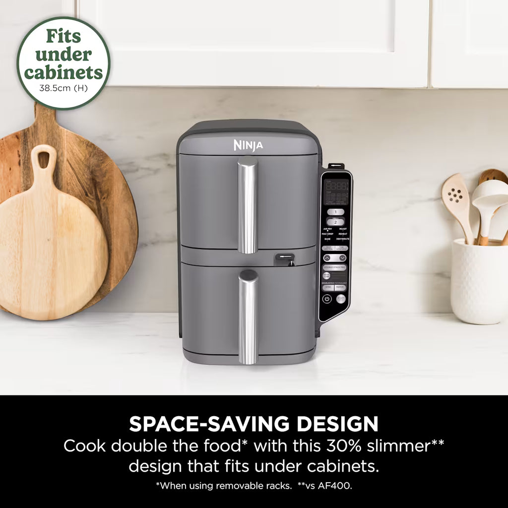 Ninja Double Stack XL 2-Level Air Fryer with Smart Cook System 9.5L? SL451UK