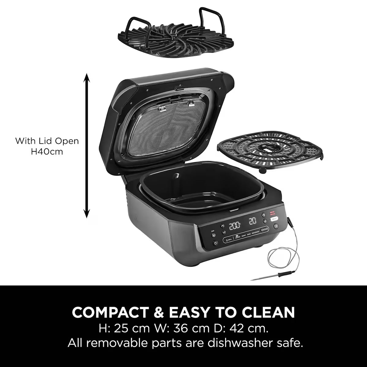 Ninja 5-in-1 Grill & Air Fryer EG351UK