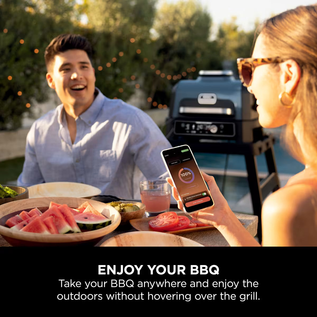Ninja WoodFire XL Electric BBQ & FrostVault 47L Cooler Bundle