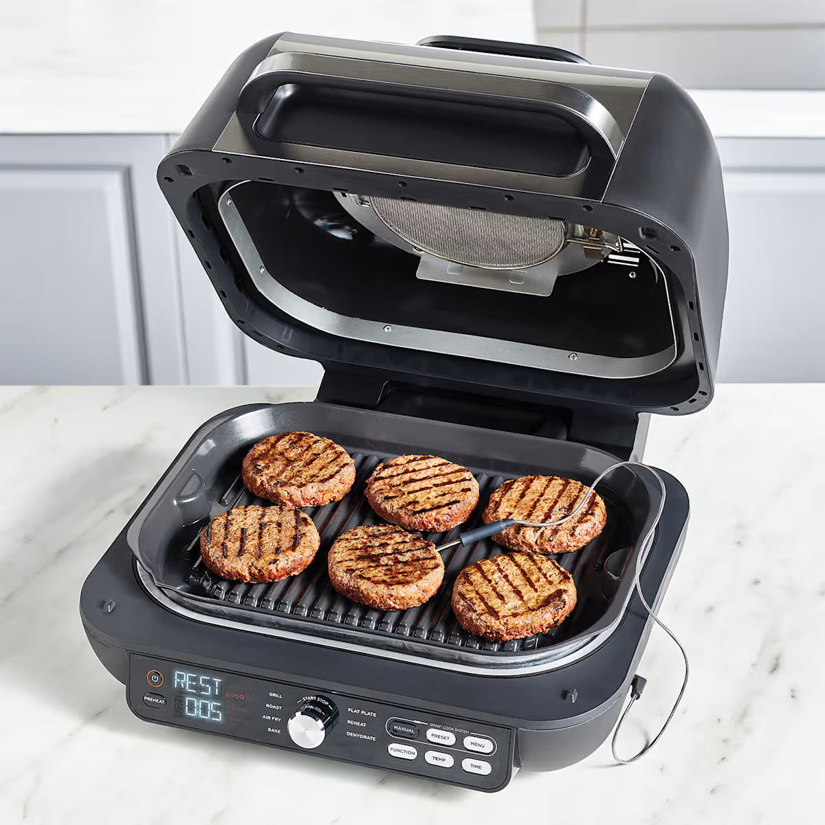 Ninja?Foodi MAX Pro Health Grill & Air Fryer Exclusive Accessory Bundle