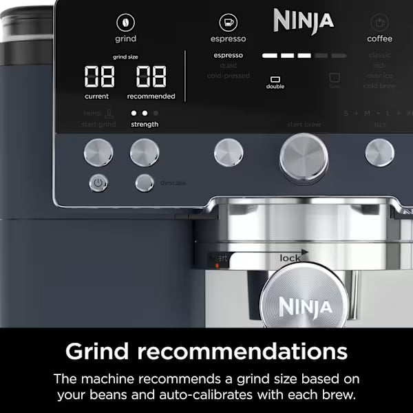 Ninja Luxe Caf¨¦ Premier Espresso Machine - Cyber Space ES601UKCY