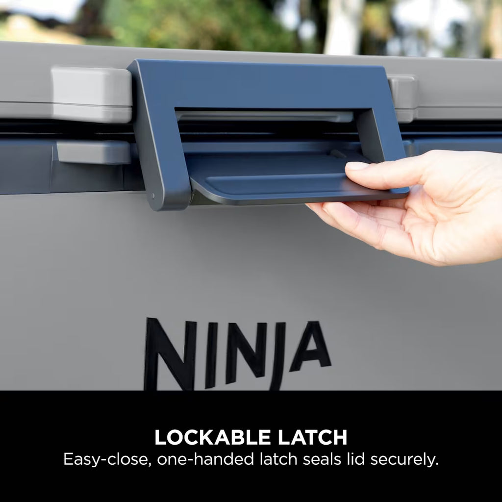 Ninja FrostVault 30QT/28L Wheeled Cooler with Dry Zone, Slate Grey FB230UKGY