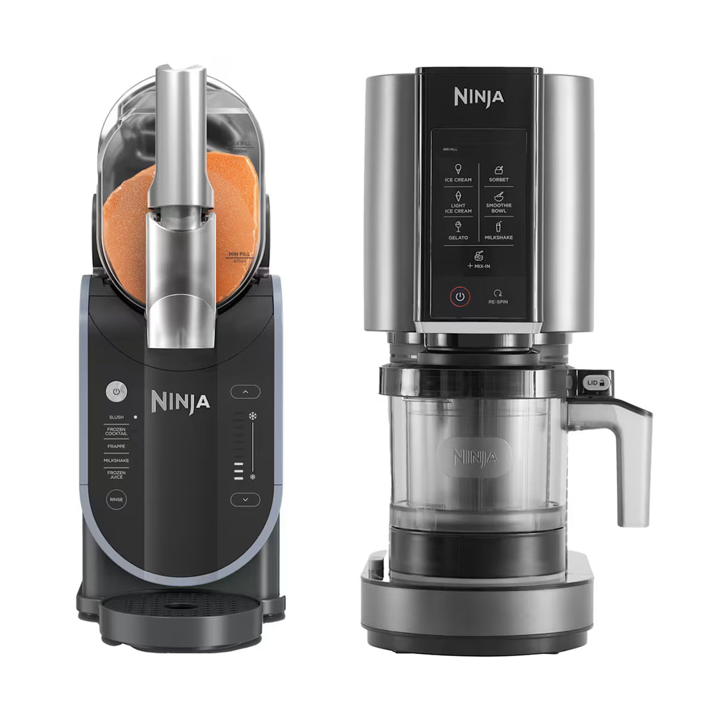 Ninja CREAMi Ice Cream Maker & Ninja SLUSHi Frozen Drink Maker Bundle