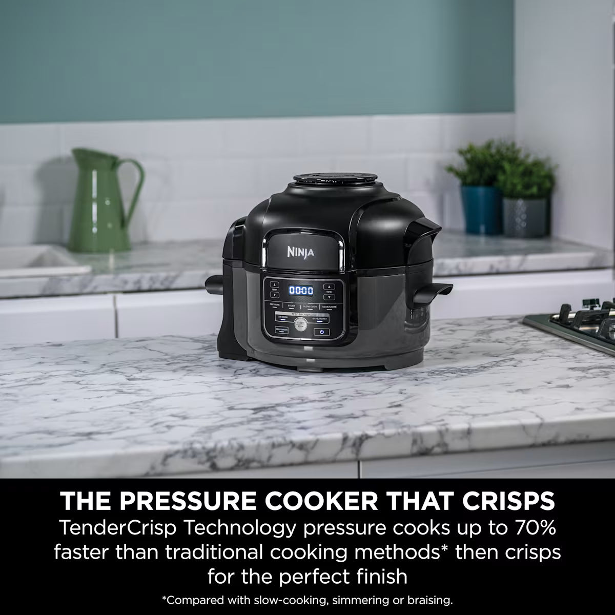 Ninja Foodi Mini 6-in-1 Multi-Cooker 4.7L OP100UK