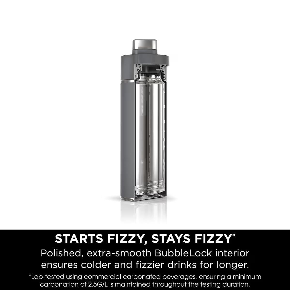 Ninja Thirsti 530 ml Travel Bottle ¨C Grey DW1801EUUKGY